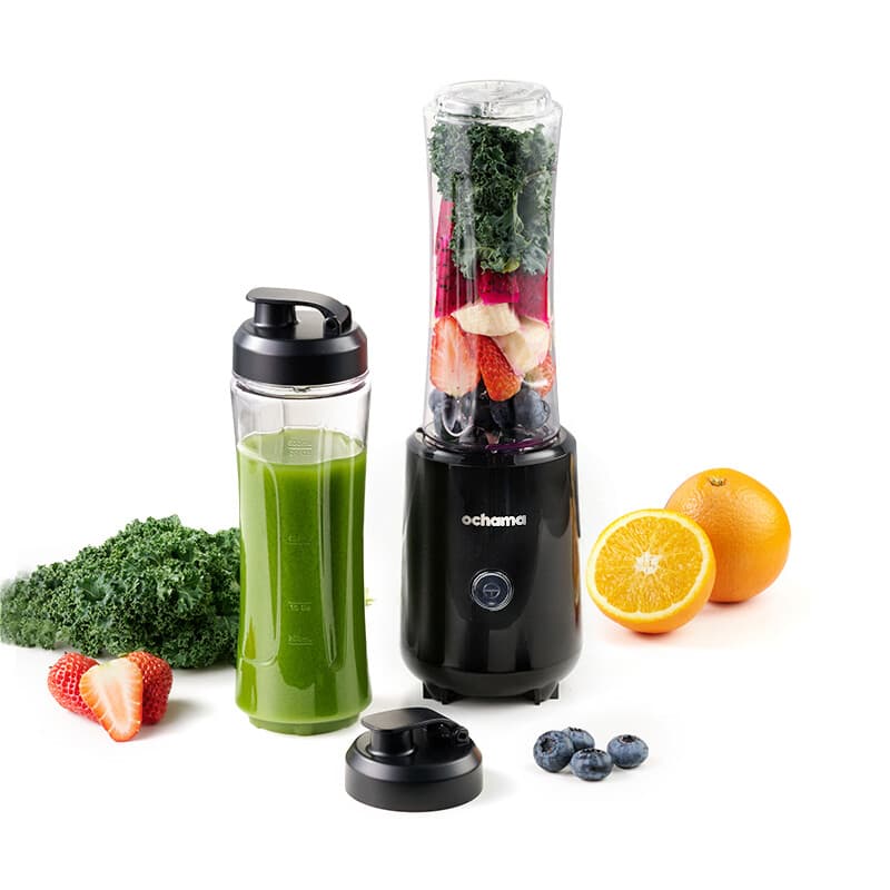 Ochama Draagbare Blenderbeker, Elektrische Sapcentrifuge, Persoonlijke Sapblender, 600 ml Mengbeker, Kleine Draagbare Huisblender, 300 W Krachtig IJs Verbrijzelen — afbeelding 1