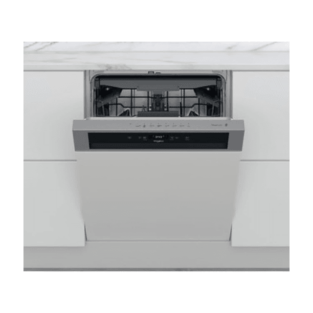 Whirlpool WBC3C34PFX - Semi-ingenbouw vaatwasser - RVS A+++