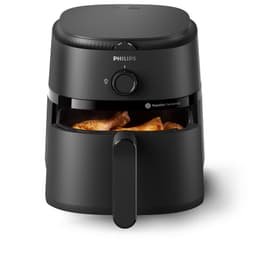 PHILIPS 1000 Serie Airfryer – 4,2 L – Zwart – Voor 4 personen – 12 Kookfuncties (NA120/00)