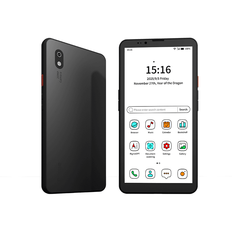 Bigme HiBreak Pro kleurendisplay, 6,13 inch E-ink e-reader, Android 14, 8 GB RAM + 256 GB opslag, 5 MP/20 MP camera, oogvriendelijke e-paper reader — afbeelding 1
