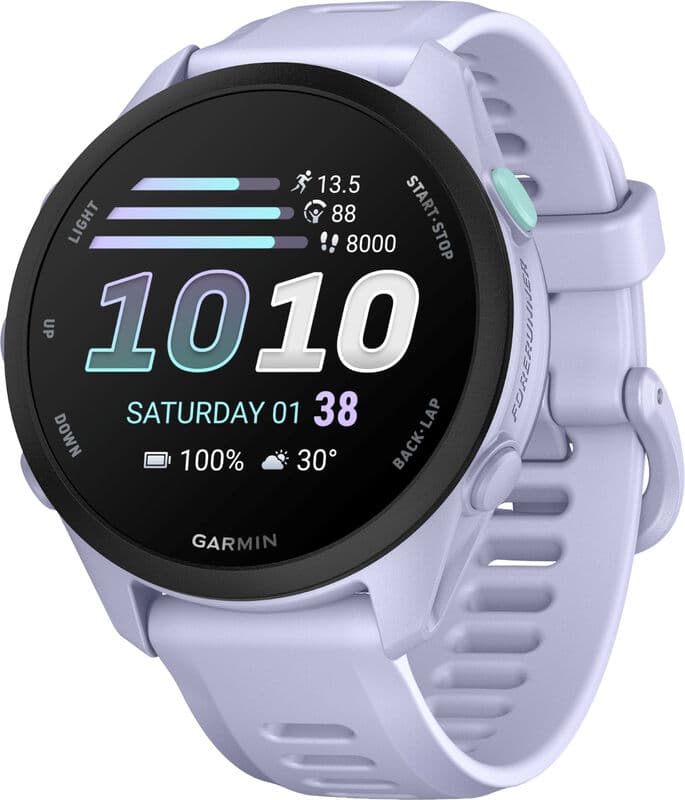 Garmin Forerunner 70 - Sporthorloge met GPS-tracker - Geschikt voor hardlopen - 43 mm - Cool Lavendel — afbeelding 1