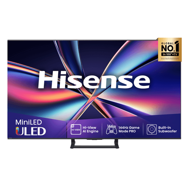 Hisense 75E8Q – 75 inch – 4K Mini-LED – 144Hz Smart TV
