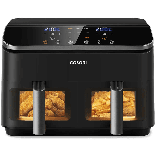 Cosori dubbele mand 8,5 liter airfryer