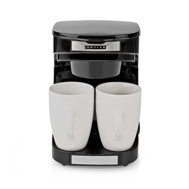 Butler Compact koffiezetapparaat | 2 porseleinen kopjes | 0,25 l | 450 W | Automatische uitschakeling | Zwart