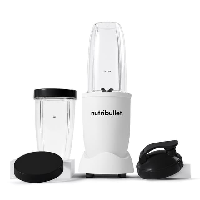 Nutribullet Exclusive draagbare blender 900 W - Wit - 900 W motor - 2 x 900 ml bekers - Inclusief reisdeksels - Voor gezins-smoothies