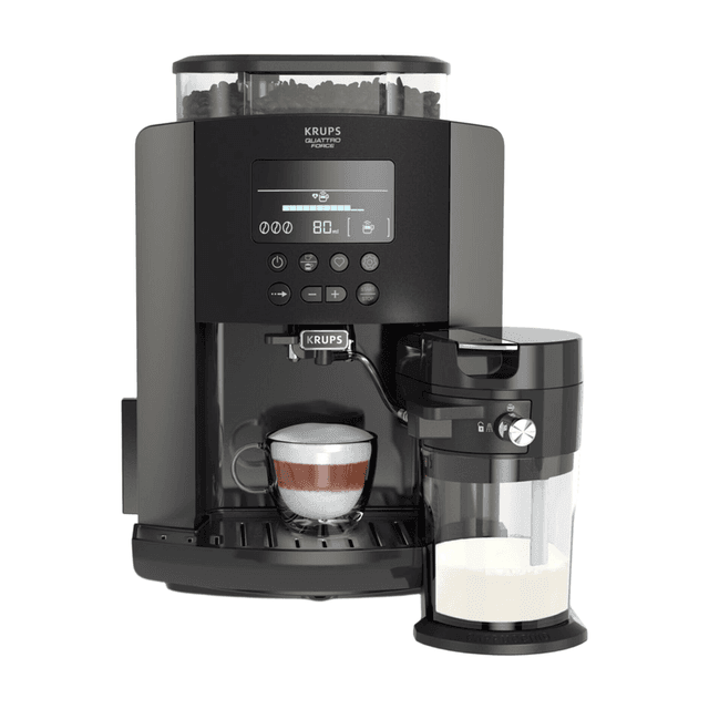 Krups Essential EA819E automatische koffiemachine met cappuccino Quattro Force