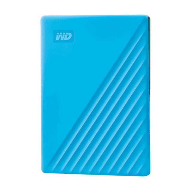 My Passport 4 TB Blue - Draagbare harde schijf met wachtwoordbeveiliging en automatische back-upsoftware