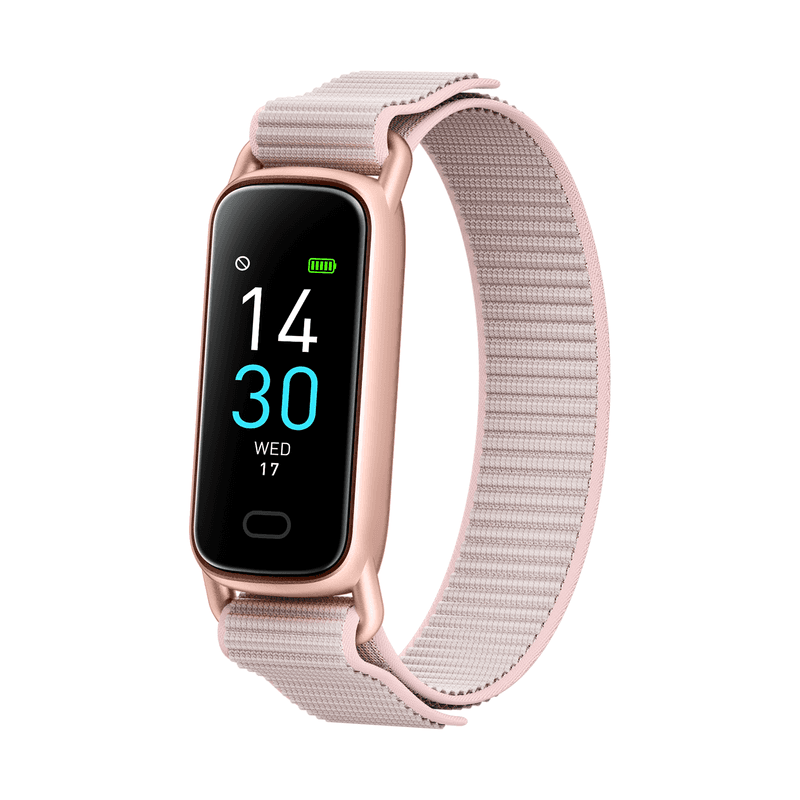 FITTEK GTL1 smartwatchen ABS+nylon magnetisch opladen 1 stuk roze — afbeelding 1