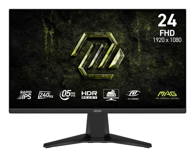 MSI MAG 245F X24 23,8 inch FHD Gaming Monitor – Rapid IPS, 240 Hz, Adaptive-Sync, Zwart