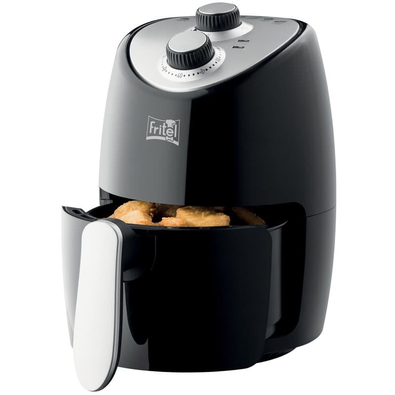 FRITEL Airfryer SnackTastic® 4202 - Compacte Airfryer - Voor 1 tot 2 personen - Ideaal voor kleine porties - Airfryer voor singles en studenten - Zwart - 2L - 1000W — afbeelding 1