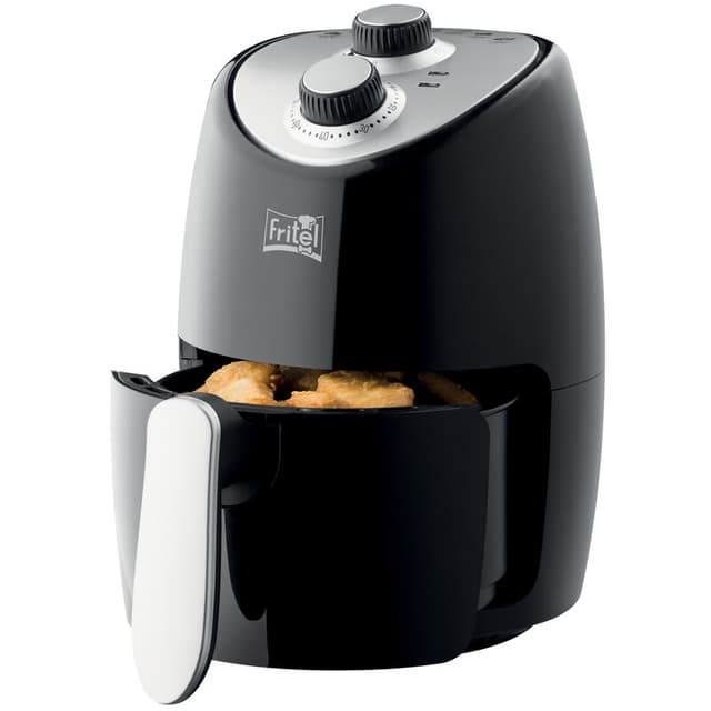 FRITEL Airfryer SnackTastic® 4202 - Compacte Airfryer - Voor 1 tot 2 personen - Ideaal voor kleine porties - Airfryer voor singles en studenten - Zwart - 2L - 1000W