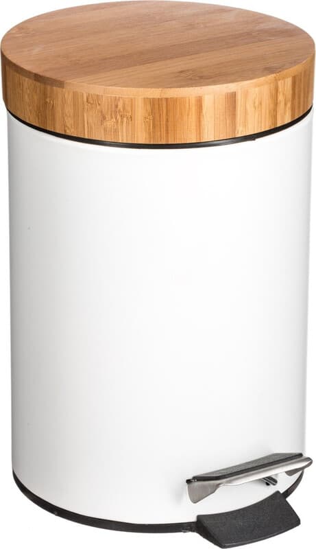 5five Natureo Prullenbak - Wit, 3L — afbeelding 1