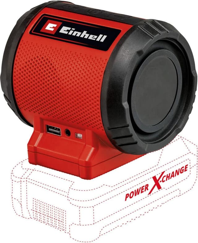 Einhell draadloze luidspreker TC-SR 18 Li BT - Power X-Change, Bluetooth 5.0