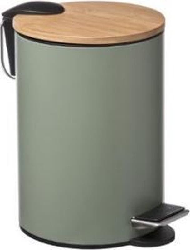 5five Pedalafvalemmer - Khaki Groen, 3 stuks — afbeelding 1