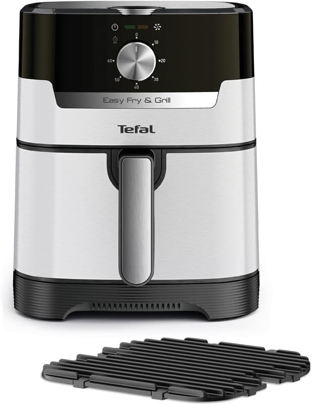 Tefal EY501A Easy Fry Airfryer - 4,2 liter inhoud - 1500 W vermogen - 6-in-1 kookfuncties - Rapid Air-technologie