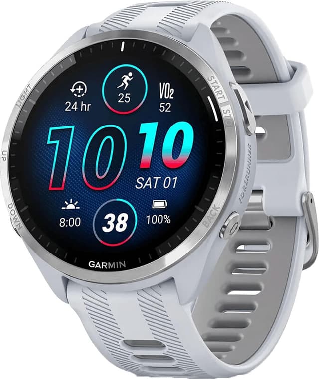 Garmin Forerunner 965 - Smartwatch - 47 mm - Whitestone