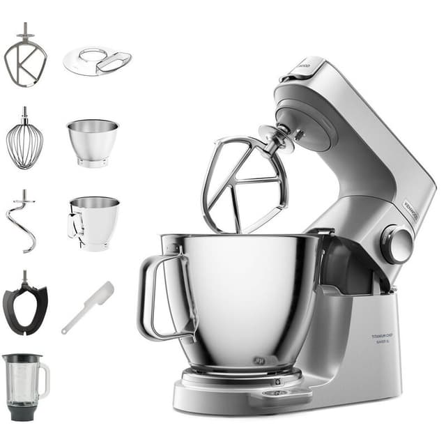 KENWOOD Titanium Chef Baker XL KVL85 keukenmachine zilver