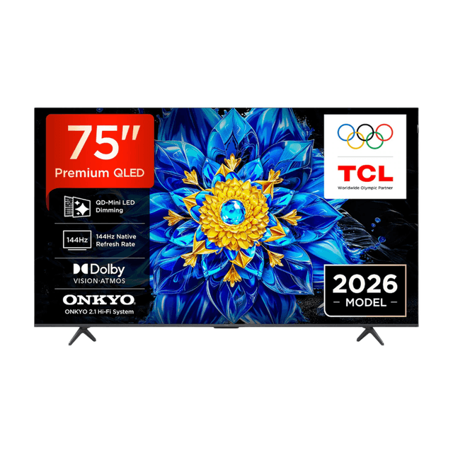 TCL T8D 75" 4K QD-Mini LED Smart TV (2026)