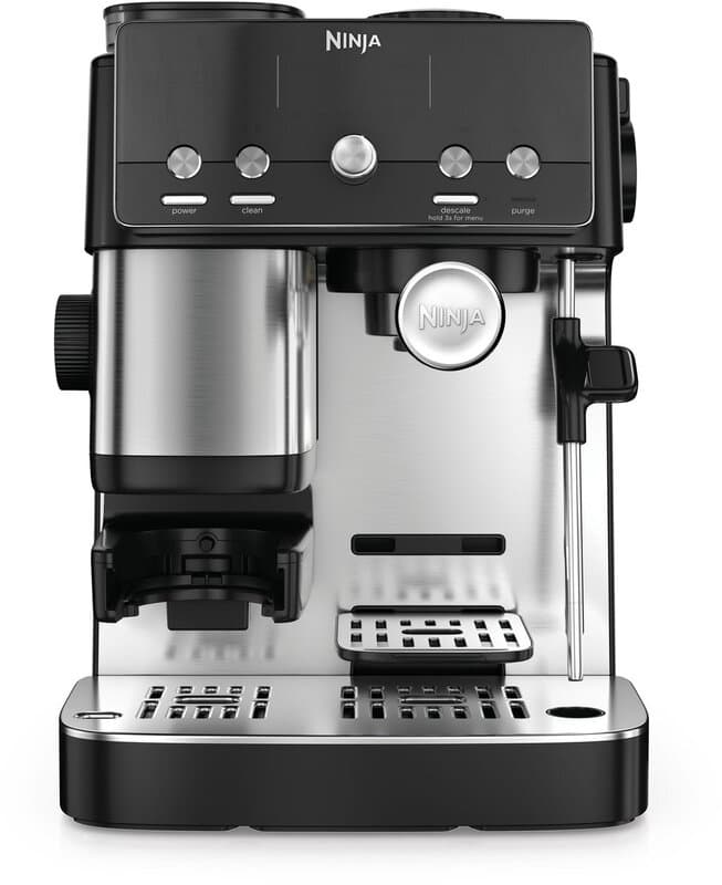 Ninja Luxe Café Mini 2-in-1 espresso- en filterkoffiemachine met geïntegreerde molen en handmatige melkopschuimer ES301EU — afbeelding 1