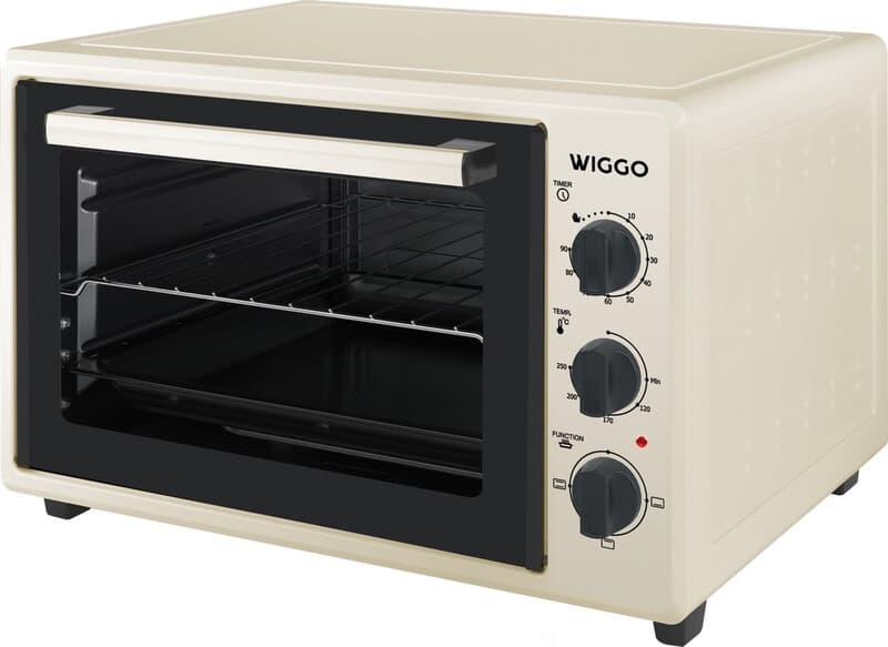 Wiggo WMO-E353(C) oven 1800 W 35L Crèmekleurig — afbeelding 1