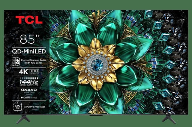 TCL 85Q6C – 85 inch – 4K Mini-LED – 144 Hz Smart TV