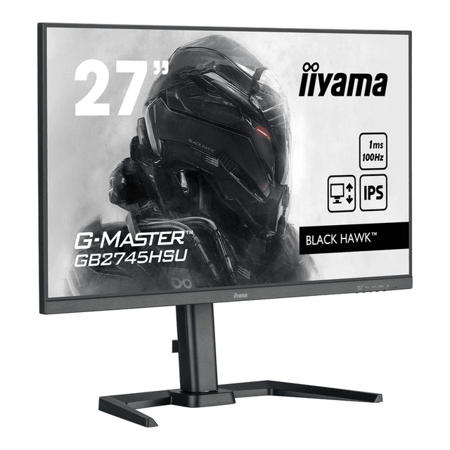 iiyama G-MASTER GB2745HSU-B2 led-monitor met IPS-paneeltechnologie en 1 ms MPRT, 68,6 cm (27"), 1920 x 1080 Full HD, zwart