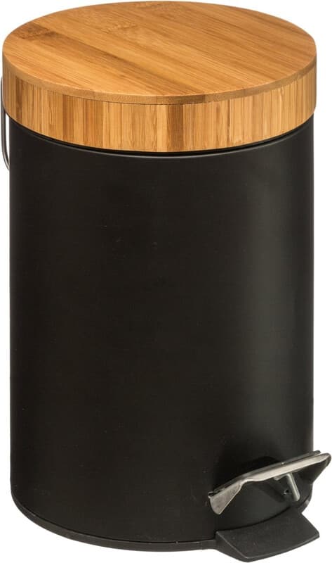 5five Natureo Prullenbak - 3L, Zwart — afbeelding 1