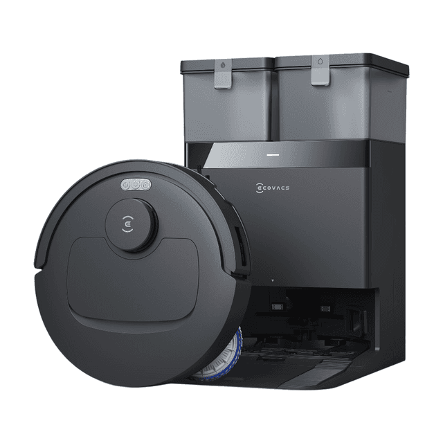 ECOVACS Deebot T30C OMNI Gen2, Robotstofzuiger met dweilfunctie, 25.000 Pa, OZMO Turbo 2.0 dweilen, ZeroTangle 3.0 anti-klit, TruEdge 2.0 randreiniging, Omni-station, 75 °C dweil wassen, Zwart