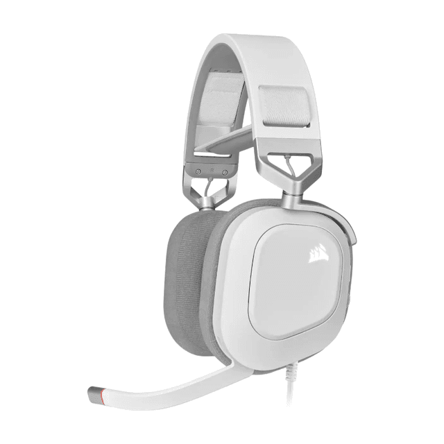 Corsair HS80 RGB USB Gaming Headset - Wit - 7.1 Surround