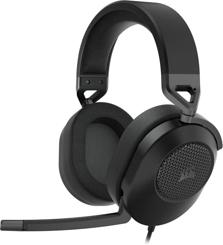 Corsair HS65 SURROUND Headset Bedraad Handheld Gamen Koolstof — afbeelding 1