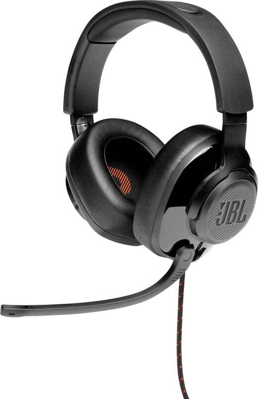 JBL Quantum 300 - Hybride bedrade over-ear gamingheadset met omkeerbaar microfoon - Zwart