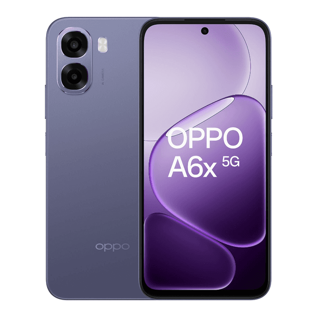 OPPO A6x 128 GB zwart paars 5G