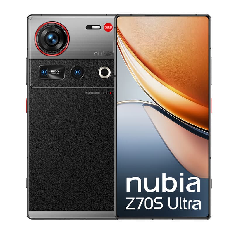 Nubia Z70S Ultra 5G ontgrendelde smartphone Snapdragon 8 Elite, 6600 mAh-batterij, 6,85-inch 144 Hz AMOLED-scherm, 64 MP drievoudige camera met 35 mm hoofdlens 16 + 512G zwart — afbeelding 1
