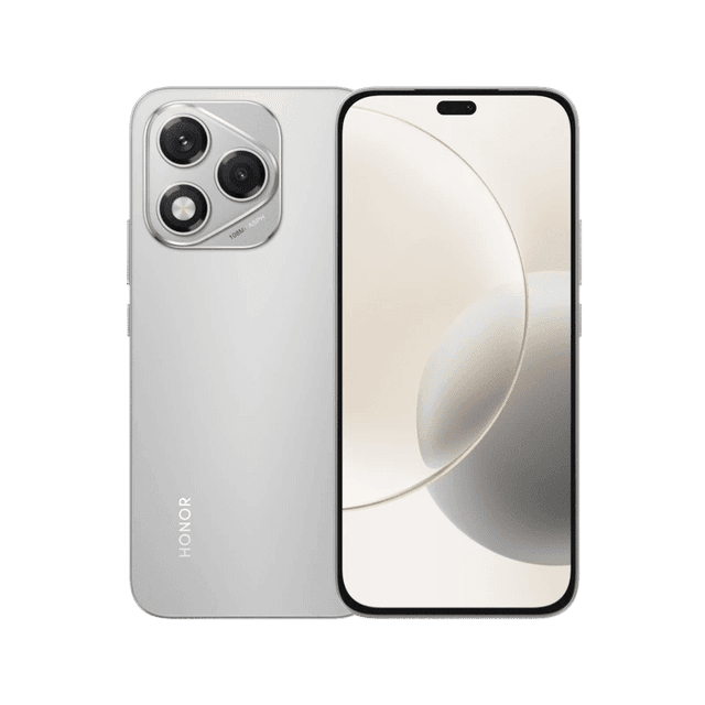 Honor 400 Lite smartphone 5G Dual sim NFC, 256 GB/8 GB RAM, simlockvrije Android-telefoon zonder abonnement, met 108 MP AI-camera, 6,7 inch scherm, 5230 mAh, Android 15, fluweelgrijs