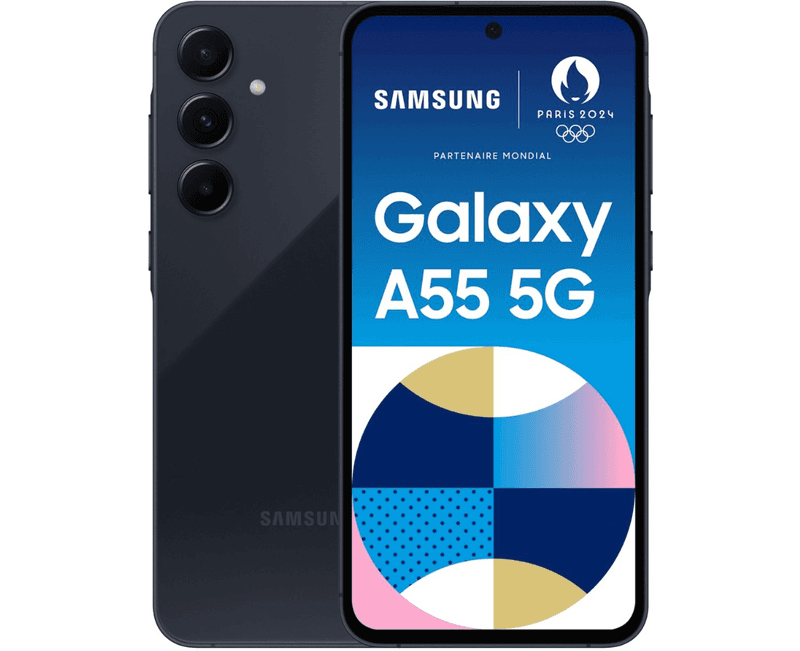 Samsung Galaxy A55 A556 5G Dual Sim 8GB RAM 128GB Enterprise Edition - Marineblauw — afbeelding 1