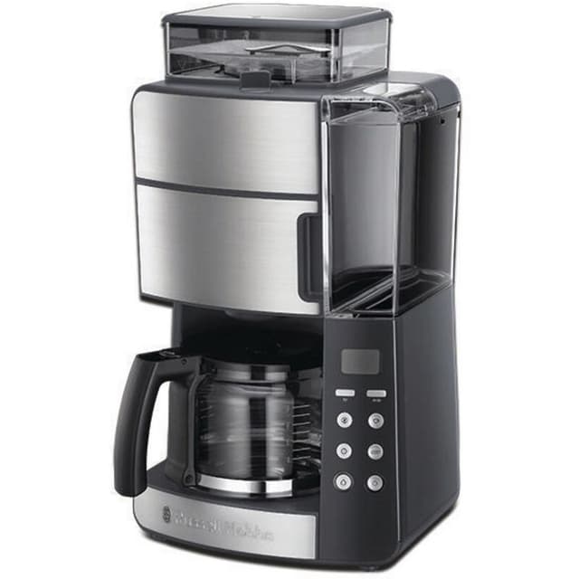 Russell Hobbs Grind & Brew digitaal koffiezetapparaat met glazen kan en geïntegreerde molen