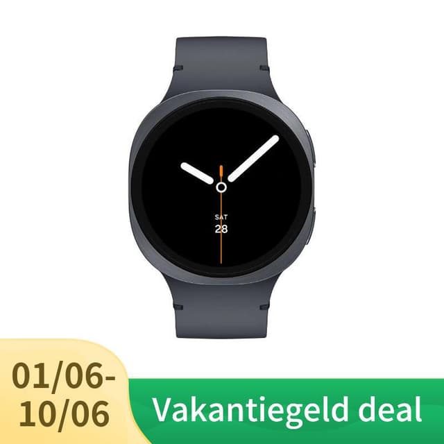 Samsung Galaxy Watch8 40 mm - Bluetooth-smartwatch - Donkergrijs