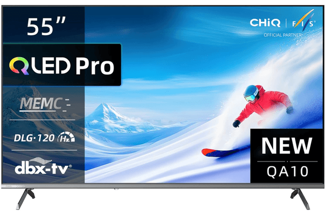 CHiQ U55QM10E Smart tv 140 cm 4K Ultra HD QLED, HDR10