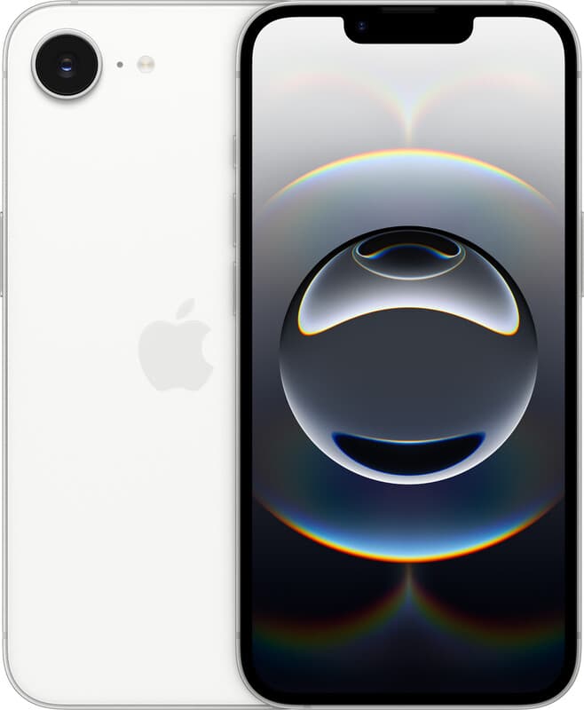 Apple iPhone 16e 256 GB - wit — afbeelding 1