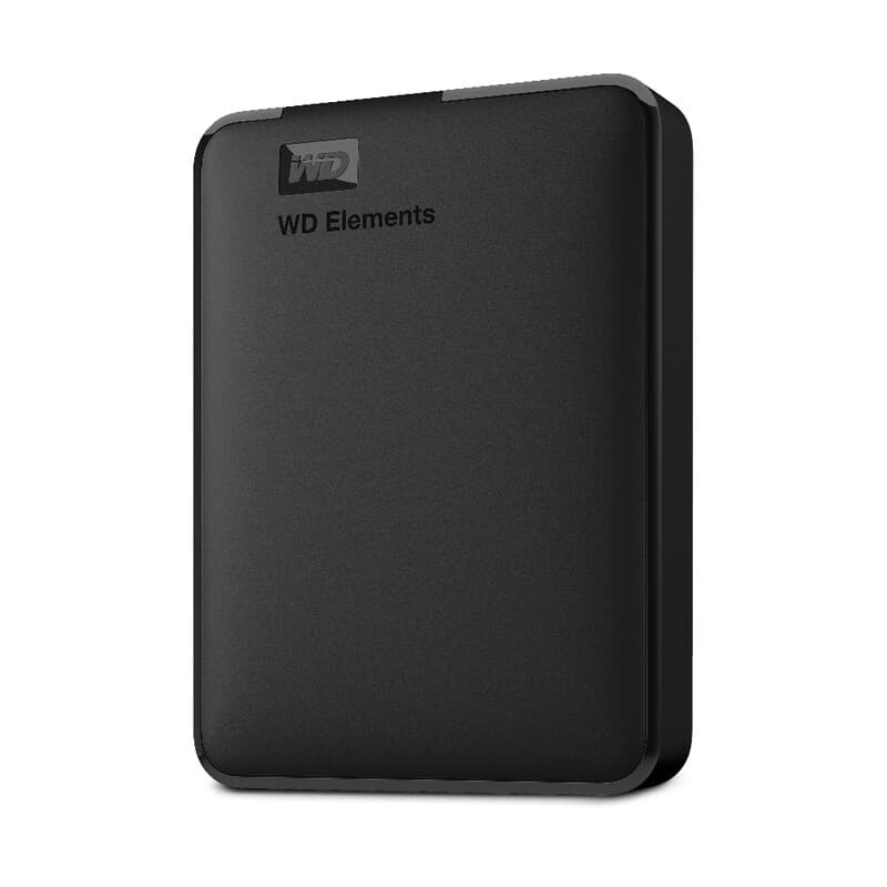 WD 2 TB Elements draagbare externe harde schijf, USB 3.0 - Geformatteerd voor pc en Mac, Zwart — afbeelding 1
