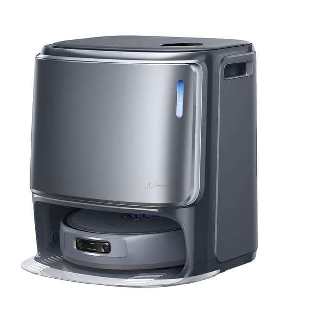 NARWAL Freo Z10 Ultra Robotstofzuiger en Dweilcombinatie, Dual RGB-camera's en Chips, AI-vermijding, 8N Hoek-tot-rand Diepreiniging, Droog-Nat Scheiding, 18000Pa, Heetwaterwassing & Zelfledigen, Grijs