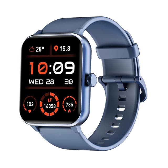Blackview R50 smartwatch met 1,85-inch scherm, batterijduur van 25 dagen, hartslag- en slaapmonitor, bellen via Bluetooth en meer dan 100 sportmodi – smartwatch voor Android/iOS