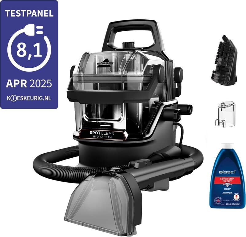 Bissell SpotClean® HydroSteam™ Select draagbare tapijtstomer — afbeelding 1