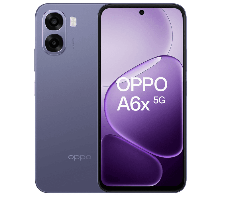 OPPO A6x 128GB Black Purple 5G — afbeelding 1