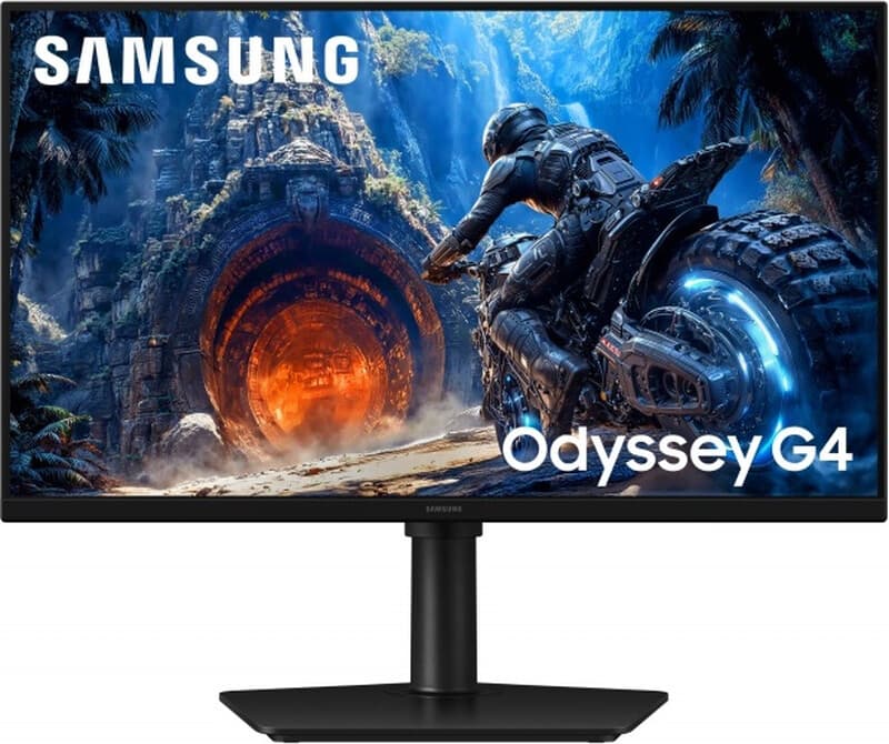 Samsung Odyssey G4 G40H 25 inch FHD Gaming Monitor – Fast IPS, DisplayPort 300 Hz / HDMI 240 Hz, 1 ms, Zwart — afbeelding 1