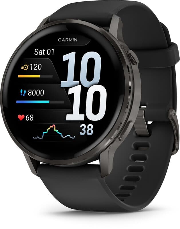 Garmin Venu 4 - Multisport smartwach - 41 mm - AMOLED - Slate Grijs/Zwart