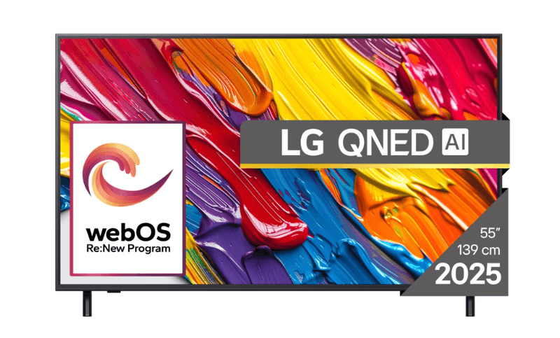 LG 55QNED82A3B 4K Smart TV, 2025 — afbeelding 1