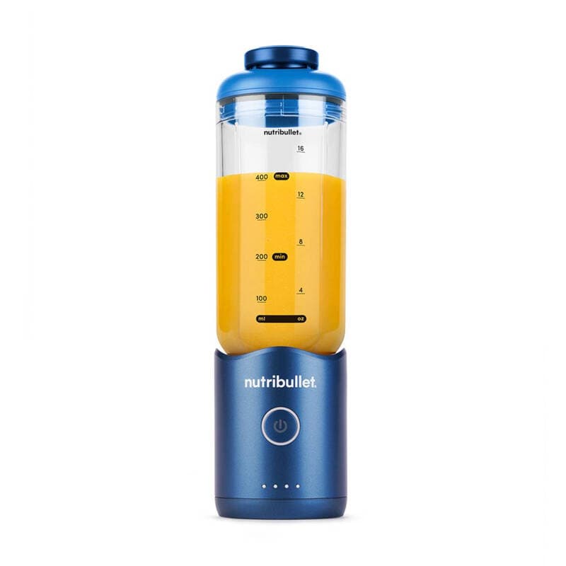 Nutribullet Flex draagbare blender - 590 ml - Blauw - opvouwbaar ontwerp - oplaadbare batterij - USB-C-opladen - voor gebruik onderweg — afbeelding 1
