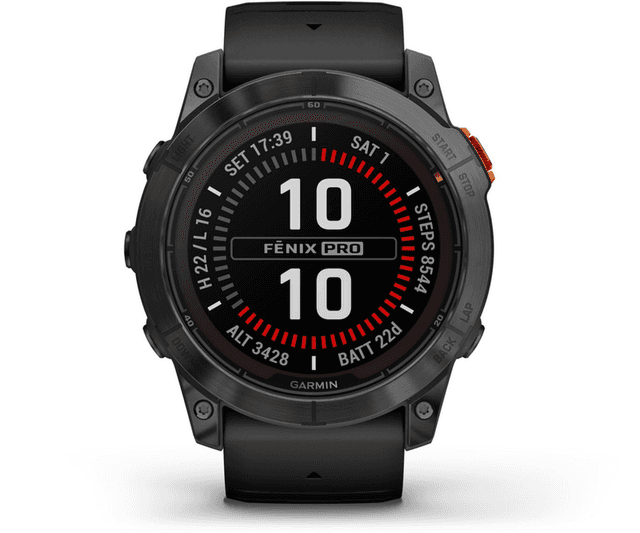 Garmin Fenix 7X Pro Solar GPS-horloge 51 mm Grafietband - Slate Grey