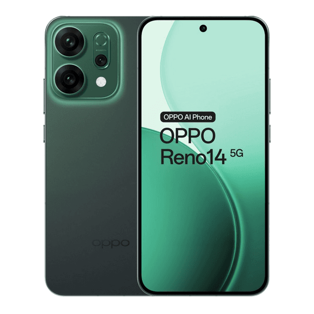 OPPO Reno14 256 GB Luminous Green 5 G